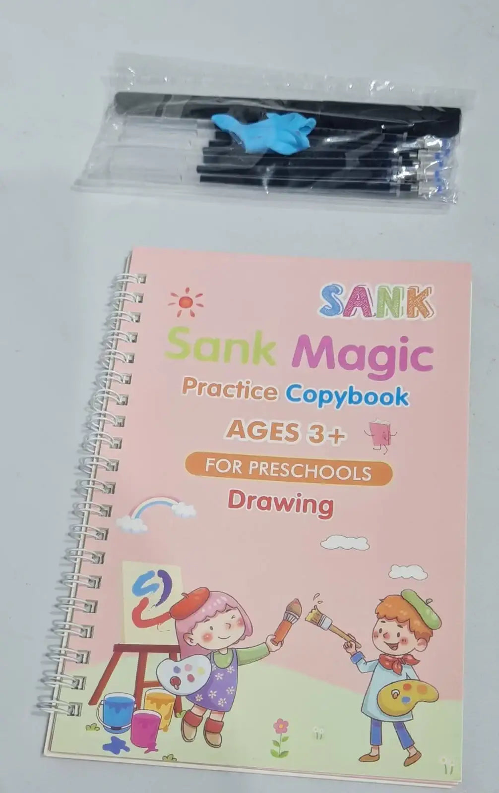 مجموعة دفاتر التدريب السحرية Sank – لتعليم الأطفال من عمر 3 سنوات وأكثر - Sooqja سوقجة