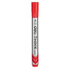 أقلام سبورة بيضاء Deli THINK Whiteboard marker) U002) , بألون الازرق والأحمر - Sooqja سوقجة