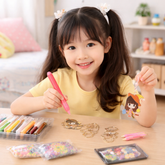 مجموعة الرسم ثلاثي الأبعاد بالجِل والأشكال الكريستالية للأطفال