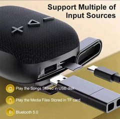 سماعة K18 اللاسلكية من Kasinuo - صوت قوي وتصميم مخصص للدراجات - لون اسود - Sooqja سوقجة