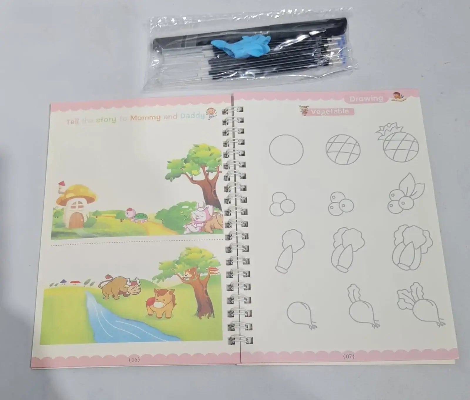 مجموعة دفاتر التدريب السحرية Sank – لتعليم الأطفال من عمر 3 سنوات وأكثر - Sooqja سوقجة