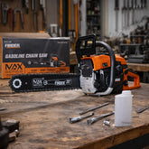 منشار جنزير بنزين 1900 واط FINDER MAX – محرك 52CC مع شفرة 20 إنش للأعمال الثقيلة