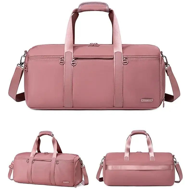 حقيبة هاند باج رياضية فاخرة مقاومة للماء مع حجرة للأحذية وحمالات كتف قابلة للفصل من Chantria رمزCB00777/Chantria Luxury Water Resistant Sports Handbag with Shoe Compartment and Detachable Shoulder Straps CB00777 - Sooqja سوقجة