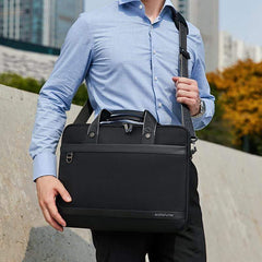حقيبة كمبيوتر محمول مقاومة للماء مقاس 15.6 بوصة من Arctic Hunter GW00022 / Arctic Hunter GW00022 Business Water Resistant 15.6-inch Laptop Briefcase - Sooqja سوقجة