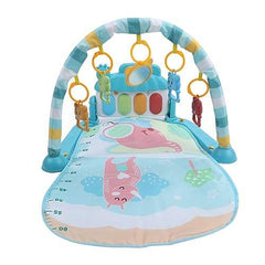 فرشة ألعاب موسيقية للأطفال مع بيانو وألعاب معلقة