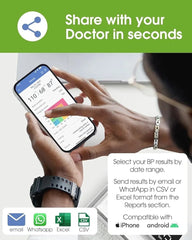 جهاز قياس ضغط الدم الذكي OxiPro BP2 مع تطبيق ومزامنة بلوتوث – شاشة كبيرة ودقة عالية