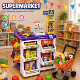 لعبة السوبرماركت للأطفال مع عربة تسوق – Supermarket Play Set