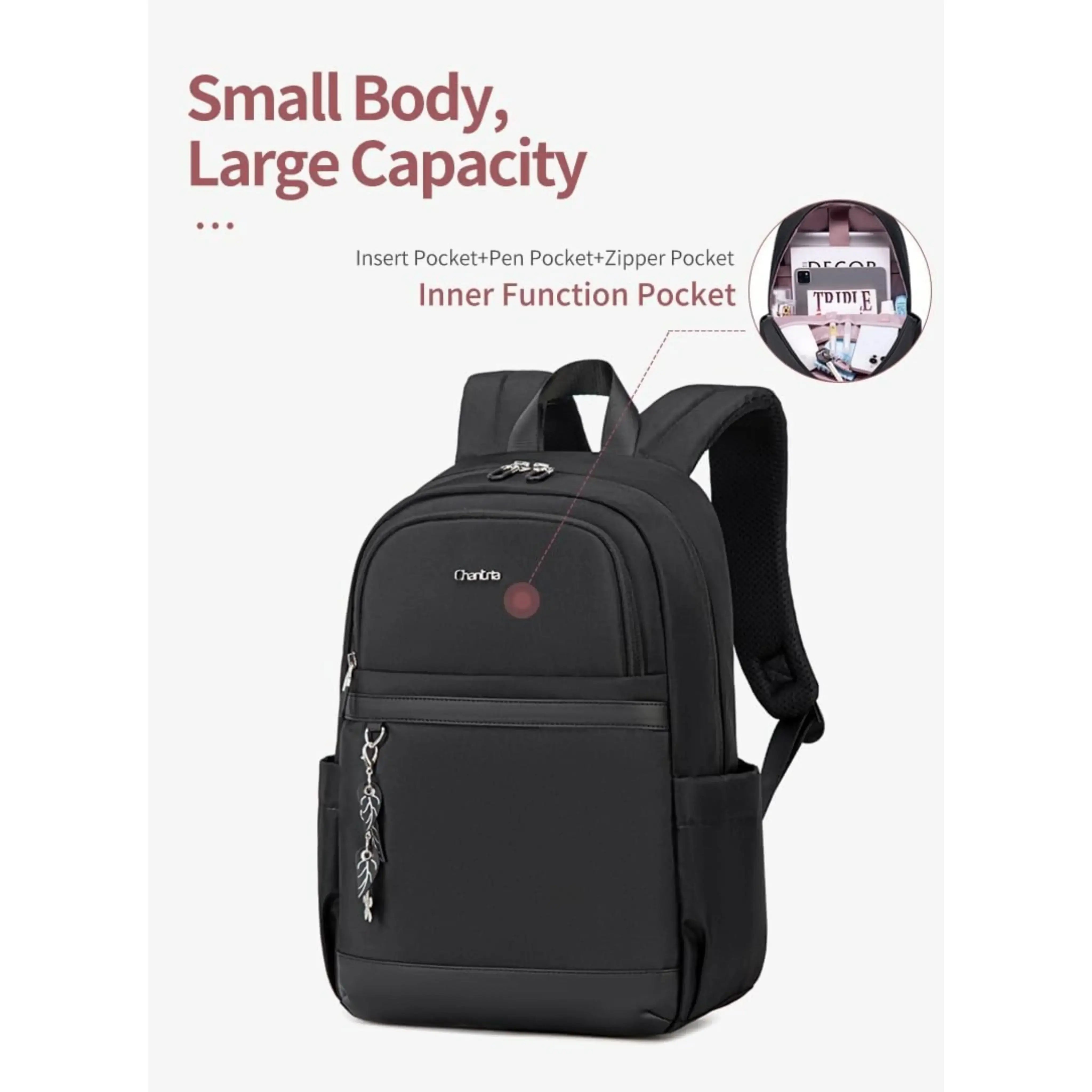 شنطة ظهر للاب توب للنساء من شانتريا سهلة السفر ومتعددة الاستعمالات CB00648/Chanteria Laptop Backpack for Women Easy to Travel and Multi-Purpose CB00648 - Sooqja سوقجة