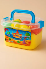 رمل سحري ١ كيلو مع فرشة قابلة للنفخ وقطع الاشكال - Sooqja سوقجة