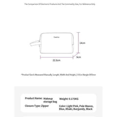 شانترا CB00637-حقيبة مكياج للسفر للنساء ، حقيبة مستحضرات تجميل ، منظم مقاوم للماء ، حقيبة أدوات الزينة ، صغيرة ومتينة ، متعددة المساحات - Sooqja سوقجة