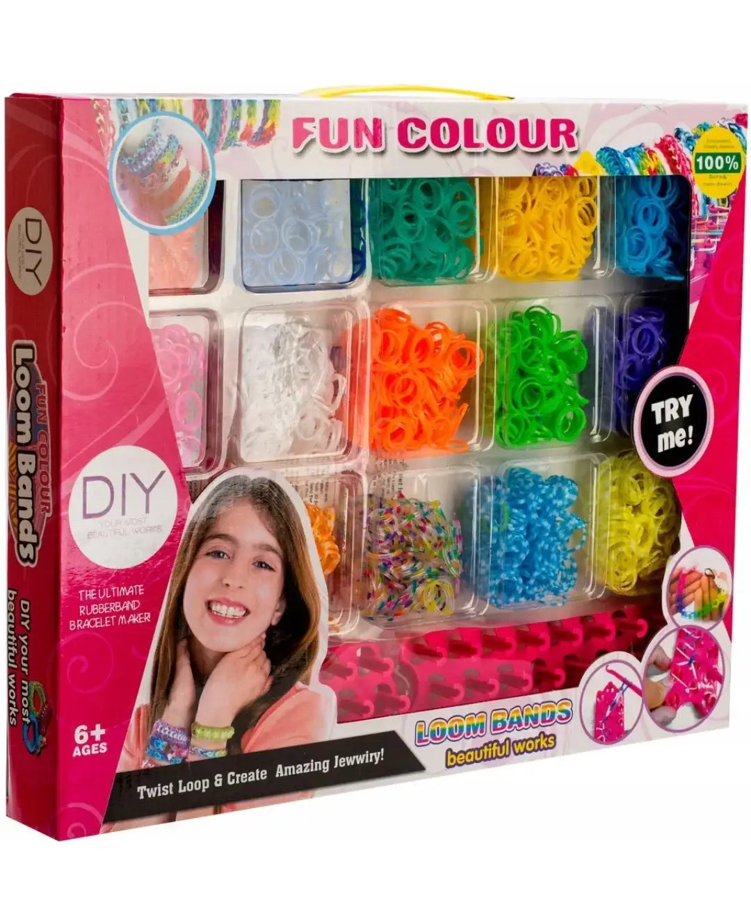 مطاط لصنع الأساور وأحزمة النول 4200 قطعة - Sooqja سوقجة