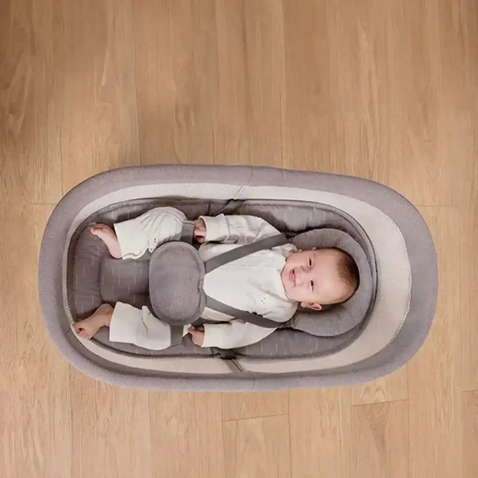 ماستيلا Mastela - مهد مواليد هزاز كهربائي مع موسيقى - رمادي - Sooqja سوقجة