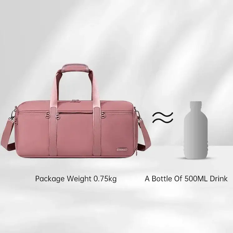 حقيبة هاند باج رياضية فاخرة مقاومة للماء مع حجرة للأحذية وحمالات كتف قابلة للفصل من Chantria رمزCB00777/Chantria Luxury Water Resistant Sports Handbag with Shoe Compartment and Detachable Shoulder Straps CB00777 - Sooqja سوقجة