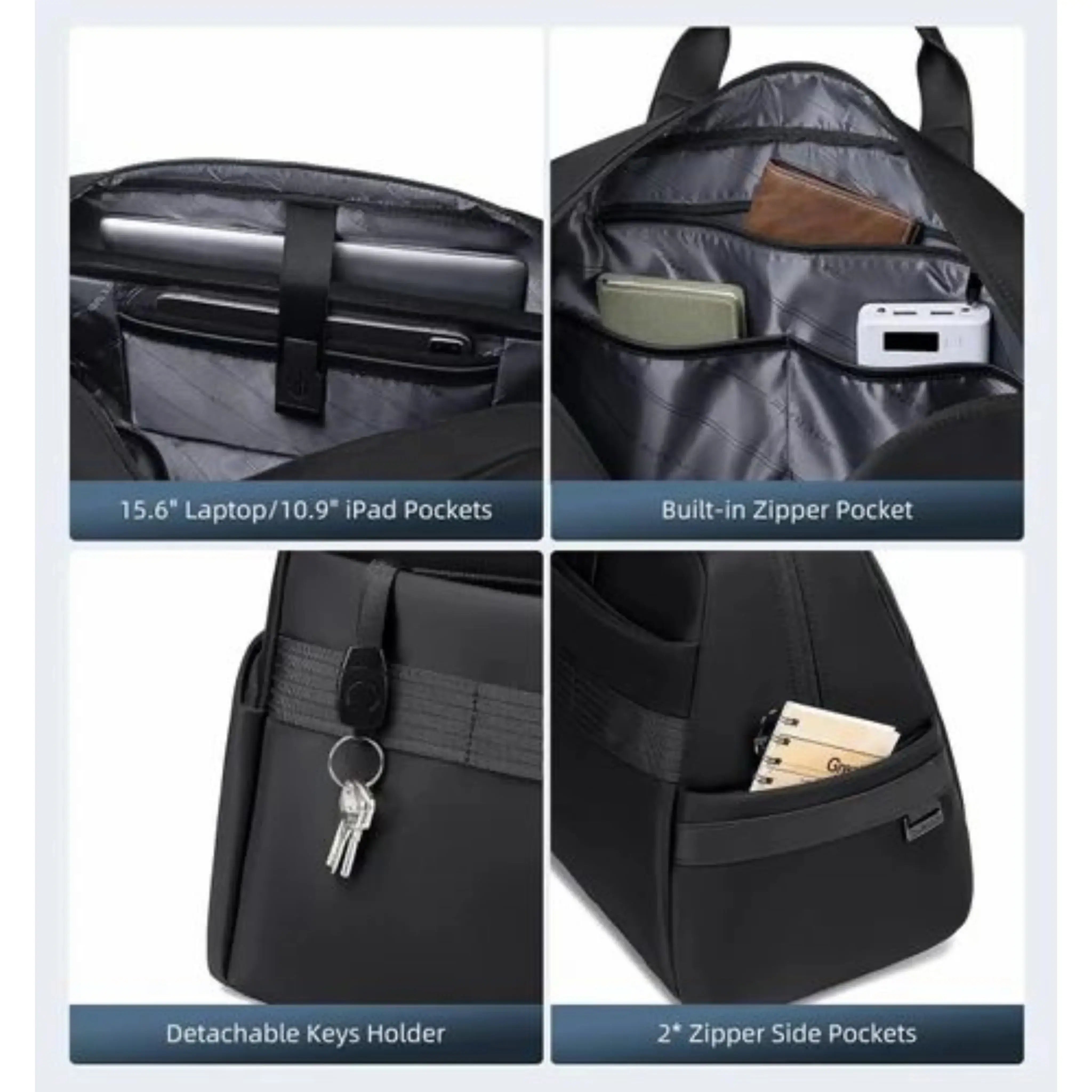 حقيبة ARCTIC HUNTER LXB00842 بتصميم جاف ورطب، حقيبة يد للكمبيوتر المحمول مقاس 15.6 بوصة /ARCTIC HUNTER LXB00842 Dry & Wet Bag, 15.6" Laptop Handbag - Sooqja سوقجة