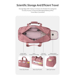 حقيبة هاند باج رياضية فاخرة مقاومة للماء مع حجرة للأحذية وحمالات كتف قابلة للفصل من Chantria رمزCB00777/Chantria Luxury Water Resistant Sports Handbag with Shoe Compartment and Detachable Shoulder Straps CB00777 - Sooqja سوقجة