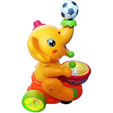 لعبة الفيل الموسيقية التفاعلية – مع الكرات ، الأضواء للأطفال - Sooqja سوقجة