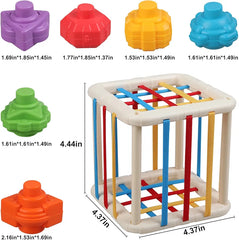 صندوق الأشكال الحسي للأطفال – Sensory Shape Box