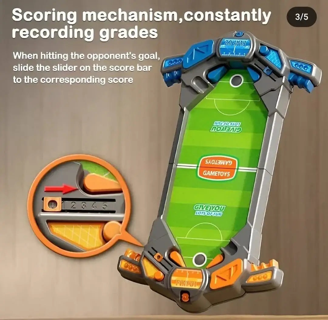 ألعاب كرة القدم المصغرة من JBSON، لعبة كرة قدم تفاعلية مع كرتين قدم، ألعاب لوحية للآباء والأطفال، لعبة حفلات داخلية للاعبين اثنين - Sooqja سوقجة