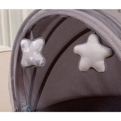 ماستيلا Mastela - مهد مواليد هزاز كهربائي مع موسيقى - رمادي - Sooqja سوقجة