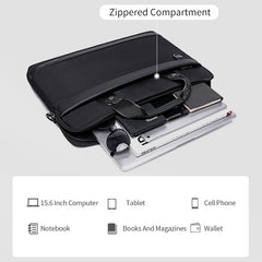 حقيبة كمبيوتر محمول مقاومة للماء مقاس 15.6 بوصة من Arctic Hunter GW00022 / Arctic Hunter GW00022 Business Water Resistant 15.6-inch Laptop Briefcase