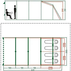 خيمة Coleman Castle Pines™ 4L – خيمة عائلية لـ4 أشخاص بتقنية BlackOut - Sooqja سوقجة