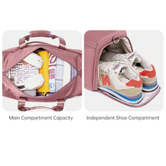 حقيبة هاند باج رياضية فاخرة مقاومة للماء مع حجرة للأحذية وحمالات كتف قابلة للفصل من Chantria رمزCB00777/Chantria Luxury Water Resistant Sports Handbag with Shoe Compartment and Detachable Shoulder Straps CB00777 - Sooqja سوقجة