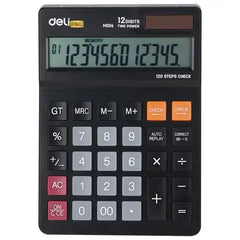 آلة حاسبة مكتبية ديلي M014 – شاشة كبيرة 12 رقمًا، طاقة مزدوجة، 120 خطوة مراجعة - Sooqja سوقجة
