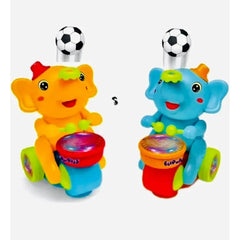 لعبة الفيل الموسيقية التفاعلية – مع الكرات ، الأضواء للأطفال - Sooqja سوقجة