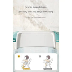 كرسي طعام للأطفال Kidilo MA-120 – مريح وآمن من عمر 6 أشهر حتى 50 كغم