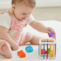 صندوق الأشكال الحسي للأطفال – Sensory Shape Box