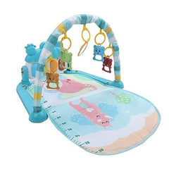 فرشة ألعاب موسيقية للأطفال مع بيانو وألعاب معلقة