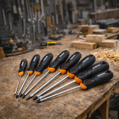 طقم مفكات براغي 8 قطع من Finder – احترافي ممغنط مع حقيبة عملية