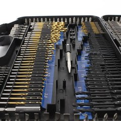 طقم ريونيم المكوّن من 246 قطعة – مثقاب واكسسوارات متعددة الاستخدامات للحفر في المعادن، الخشب، البلاط والطوب