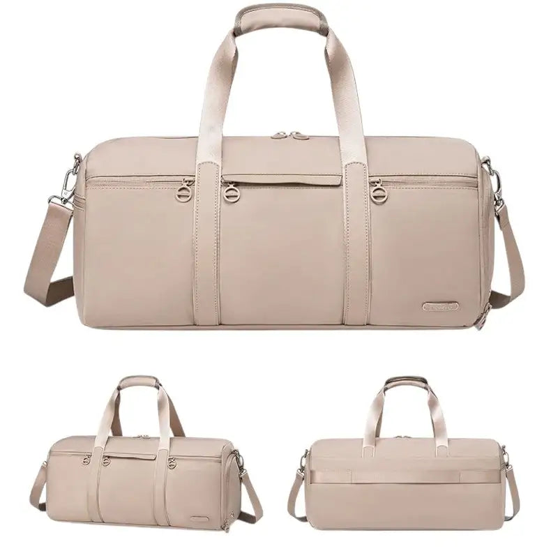 حقيبة هاند باج رياضية فاخرة مقاومة للماء مع حجرة للأحذية وحمالات كتف قابلة للفصل من Chantria رمزCB00777/Chantria Luxury Water Resistant Sports Handbag with Shoe Compartment and Detachable Shoulder Straps CB00777 - Sooqja سوقجة