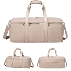 حقيبة هاند باج رياضية فاخرة مقاومة للماء مع حجرة للأحذية وحمالات كتف قابلة للفصل من Chantria رمزCB00777/Chantria Luxury Water Resistant Sports Handbag with Shoe Compartment and Detachable Shoulder Straps CB00777 - Sooqja سوقجة