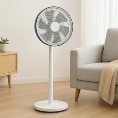 مروحة LUFTTRUM الزرقاء الكريستالية - تجربة تبريد فاخرة وأنيقة