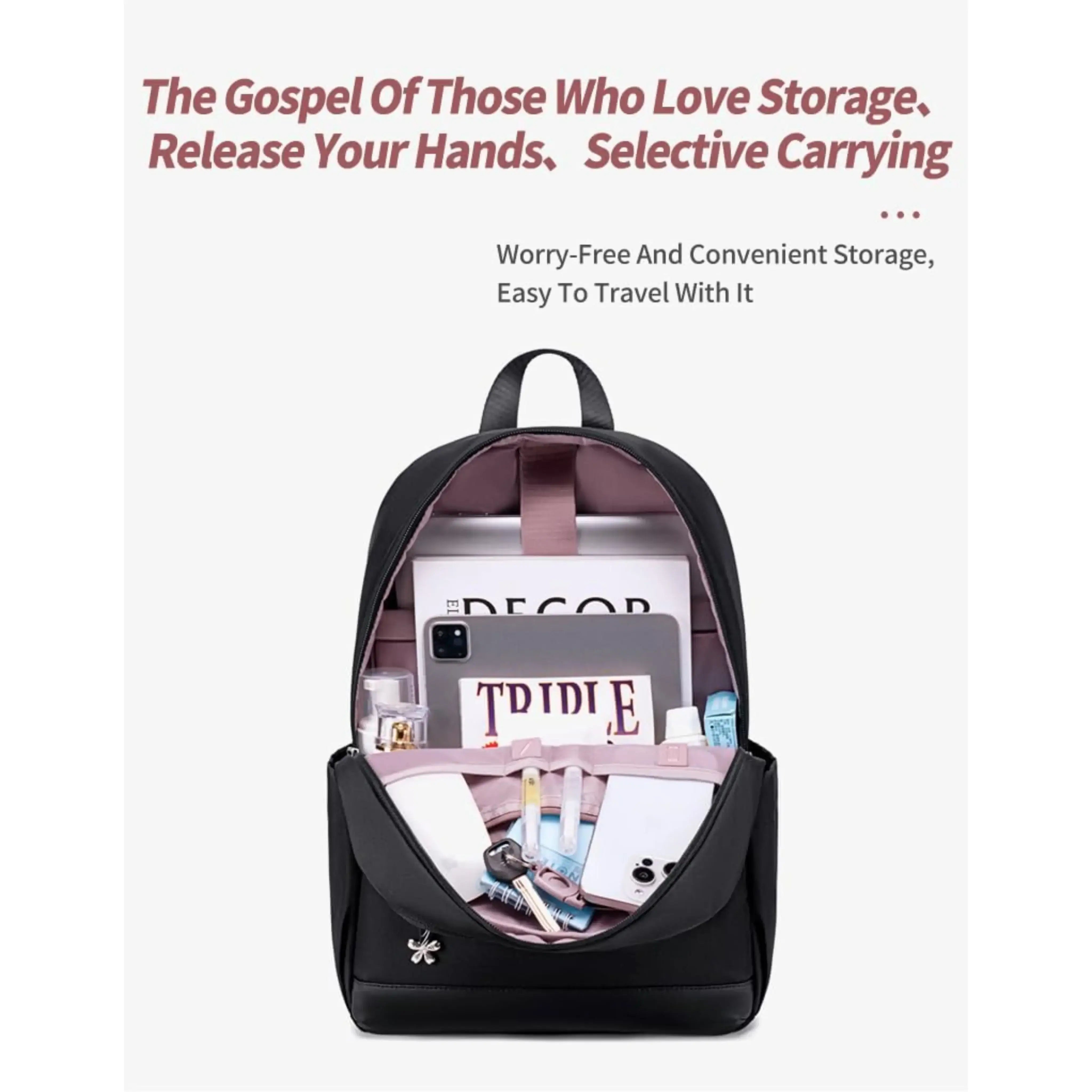 شنطة ظهر للاب توب للنساء من شانتريا سهلة السفر ومتعددة الاستعمالات CB00648/Chanteria Laptop Backpack for Women Easy to Travel and Multi-Purpose CB00648 - Sooqja سوقجة