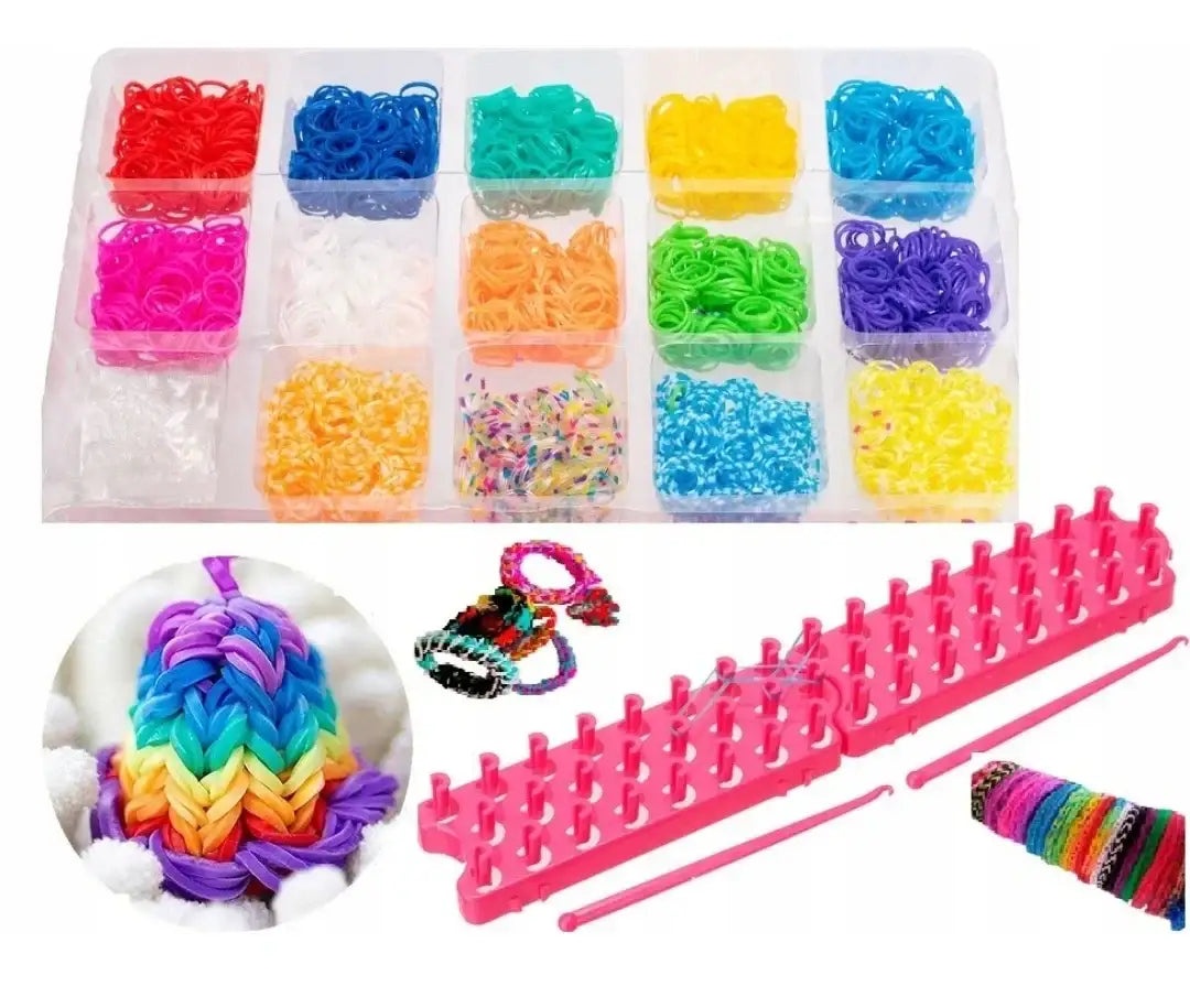 مطاط لصنع الأساور وأحزمة النول 4200 قطعة - Sooqja سوقجة