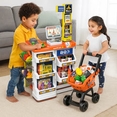 لعبة السوبرماركت للأطفال مع عربة تسوق – Supermarket Play Set