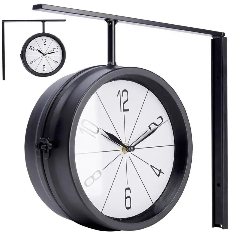 ساعة حائط مزدوجة الجوانب - Sooqja سوقجة