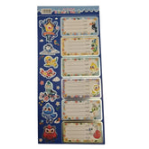 طوابع مدرسية مناسبة للأولاد والبنات بأشكال حيوانات كل مجموعه تحتوي 6 ورقات - Sooqja سوقجة