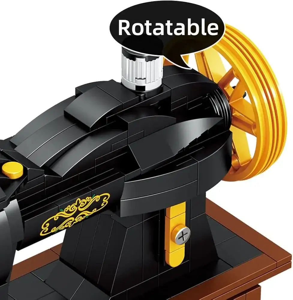 مجموعة بناء مصغرة لآلة الخياطة – هدية إبداعية للديكور والمناسبات الخاصة - Sooqja سوقجة