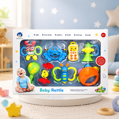 طقم ألعاب خشخيشة وحواس للرضع – Baby Rattle