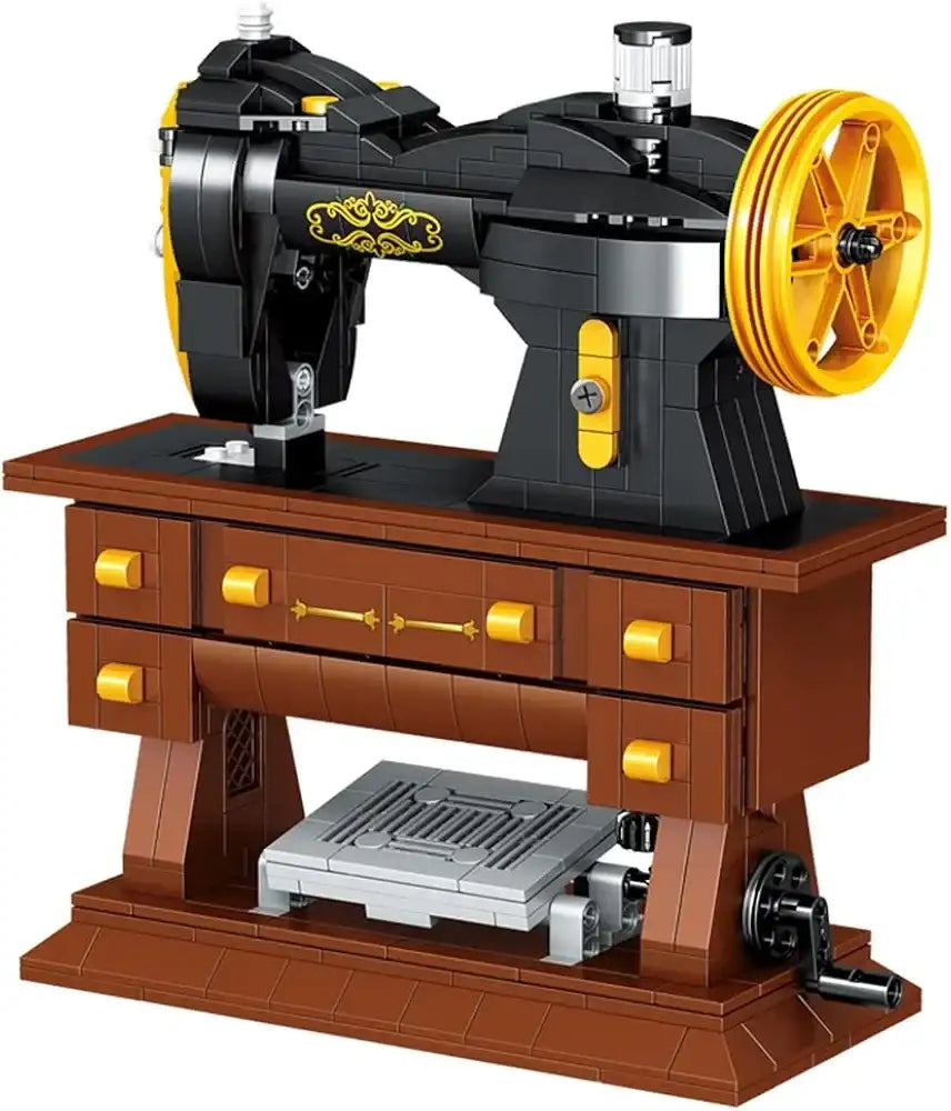 مجموعة بناء مصغرة لآلة الخياطة – هدية إبداعية للديكور والمناسبات الخاصة - Sooqja سوقجة