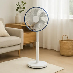 مروحة LUFTTRUM الزرقاء الكريستالية - تجربة تبريد فاخرة وأنيقة