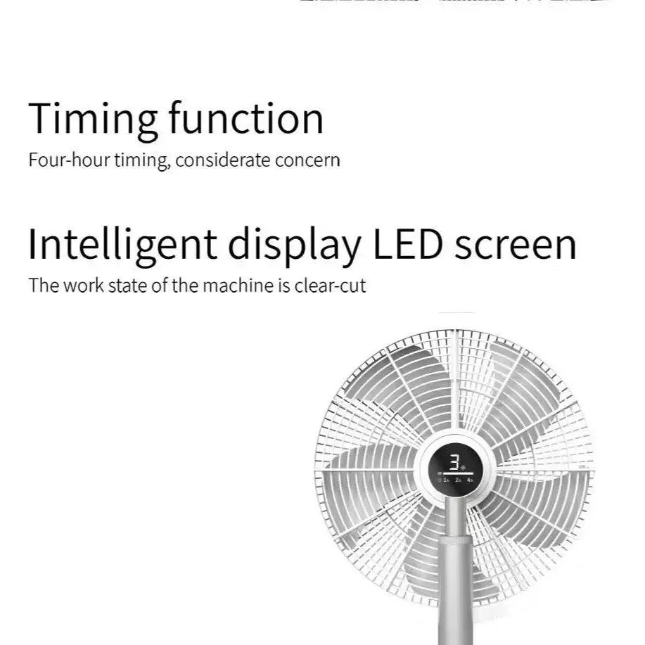 مروحة LUFTTRUM الزرقاء الكريستالية - تجربة تبريد فاخرة وأنيقة - Sooqja سوقجة