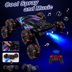 سيارة سبراي المجنونة - Spray Stunt Car 2.4GHz مع تحكم عن بعد