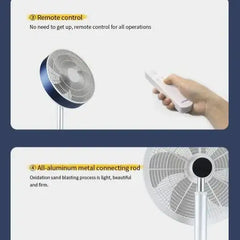 مروحة LUFTTRUM الزرقاء الكريستالية - تجربة تبريد فاخرة وأنيقة - Sooqja سوقجة