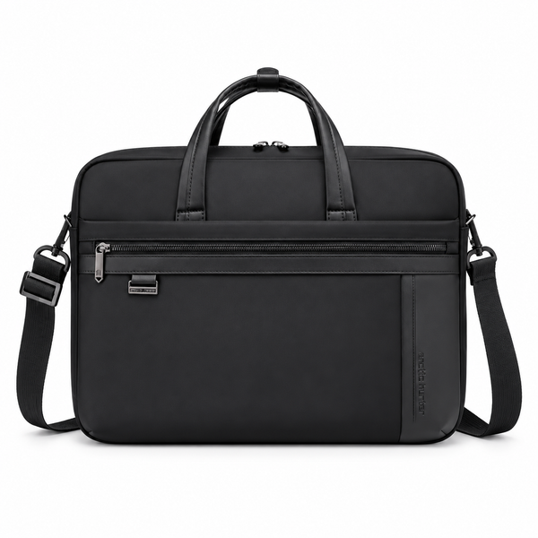 شنطة لابتوب Arctic Hunter للرجال مع مقبض و مقاومة للماء للابتوب مقاس 15.6 انش GWB00849 /Arctic Hunter Men's Water Resistant Laptop Bag with Handle for 15.6-Inch Laptops GWB00849 على خلفية بيضاء بإضاءة واضحة وظل طبيعي خفيف