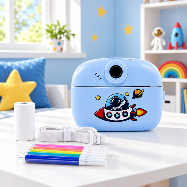 كاميرا الأطفال الرقمية DIY زرقاء – أدوات التصوير والرسم